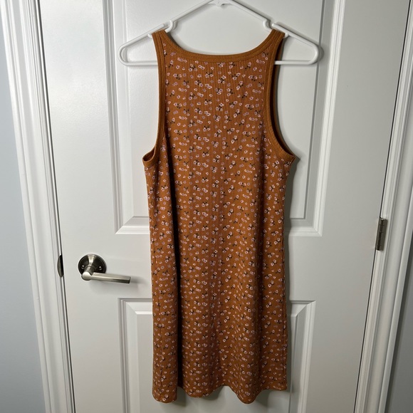 American Eagle Floral Print Waffle Dress - Picture 4 of 6